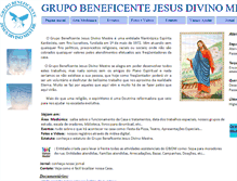 Tablet Screenshot of jesusdivinomestre.org.br